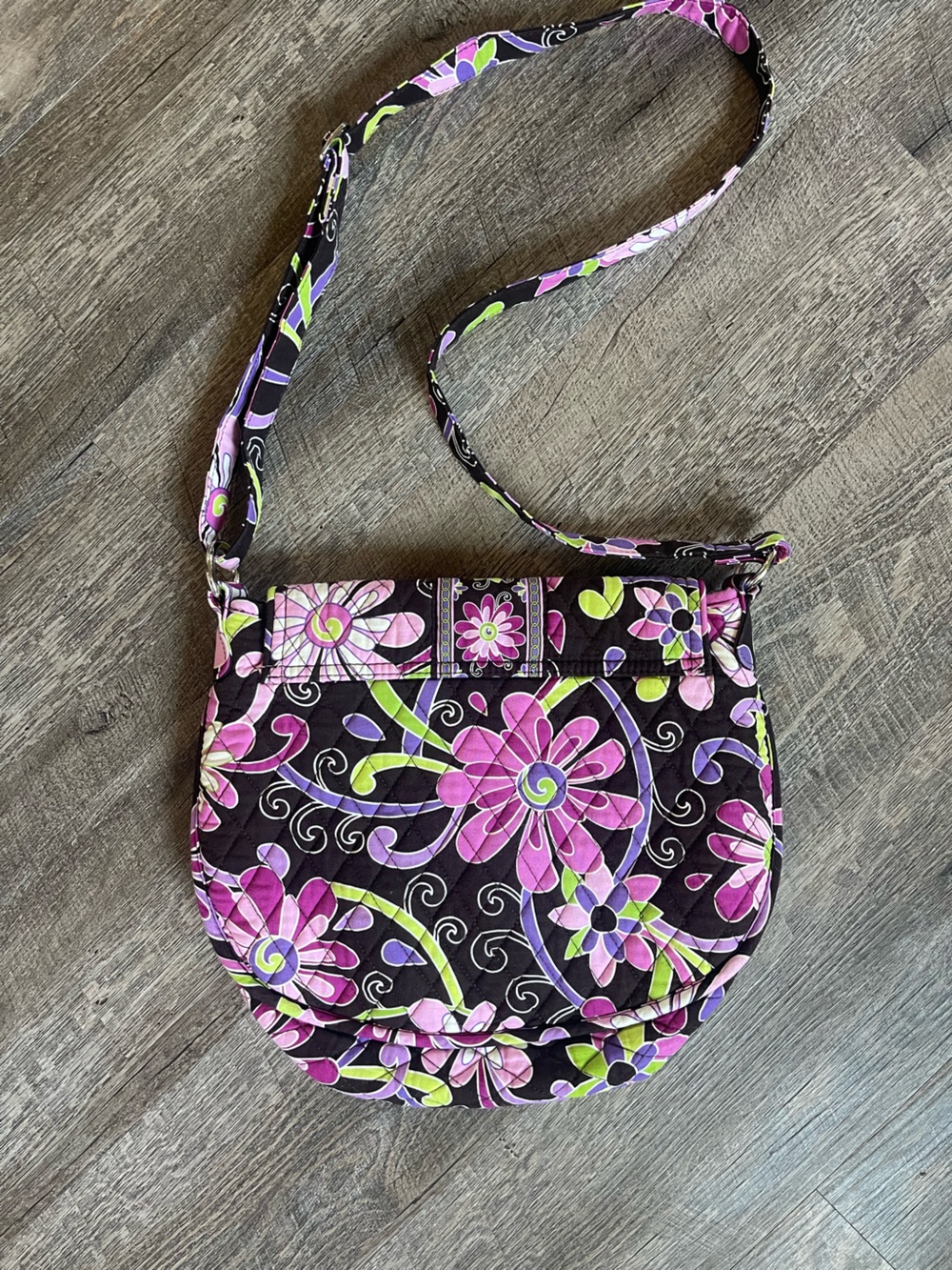 NWOT Vera Bradley Saddle Up Purple Punch print retired - Picture 9 of 10